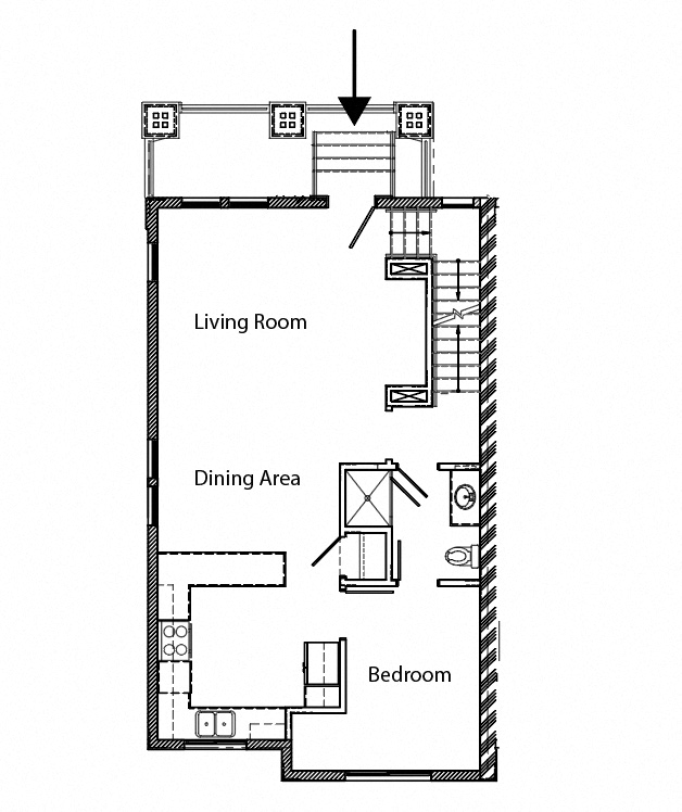 Floor plan for 3 beds, 3 baths, 1837 sqft